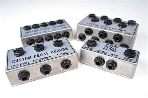 guitar pedal metal electrical junction box|pedal board patch bay.